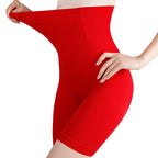 Shaping shorts, red, waistband stretch