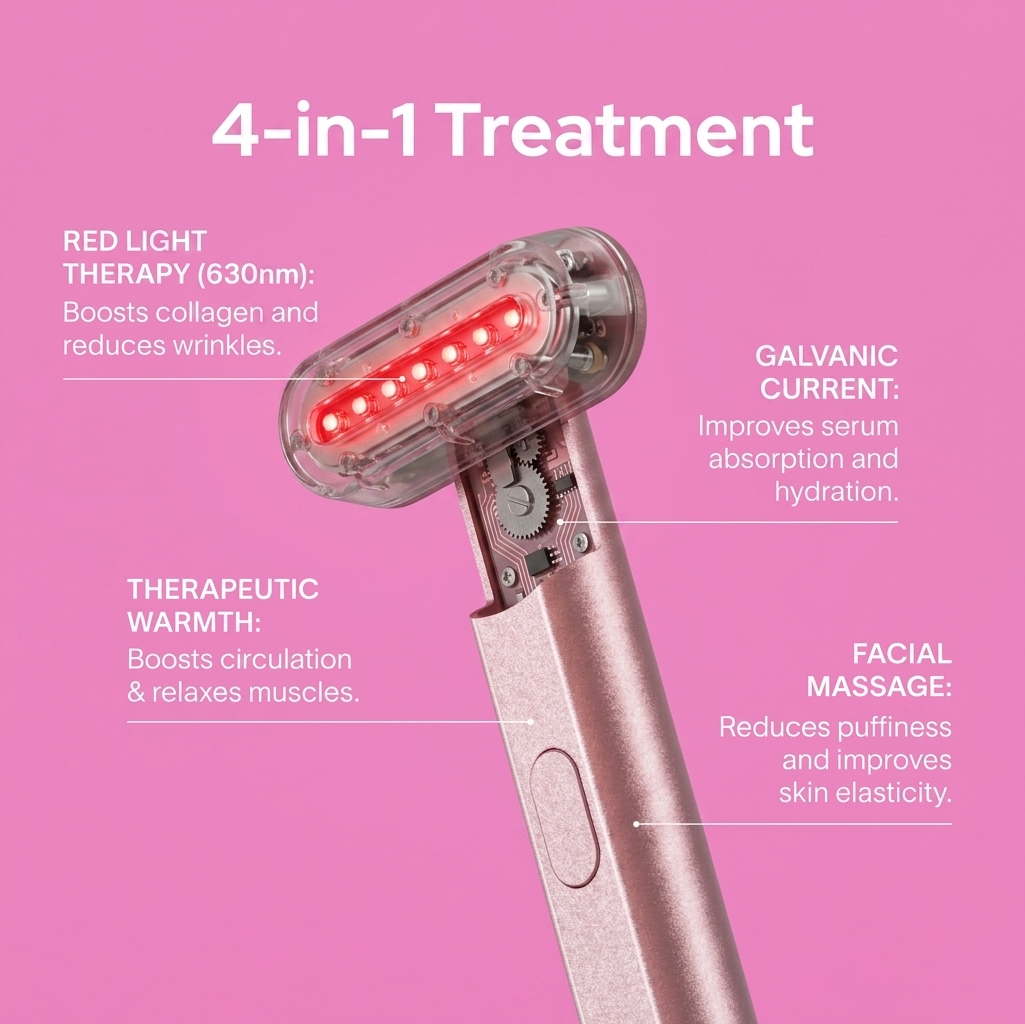 4 in 1 Facial Glow Wand
